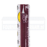 Rits 12 cm | Opti S40 spiraal | 763 wijn rood Rits OPTI - 4801 - S40 - 12 - 763 - WIJN ROOD